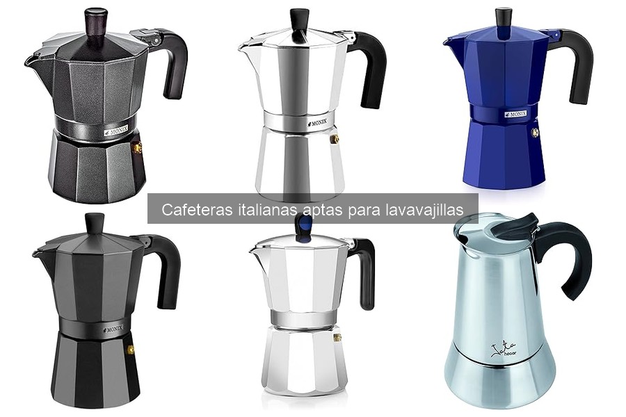 Cómo usar una cafetera italiana apta para lavavajillas