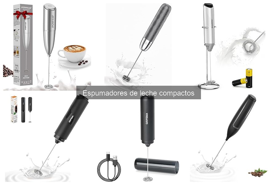 Cómo utilizar un espumador de leche compacto correctamente