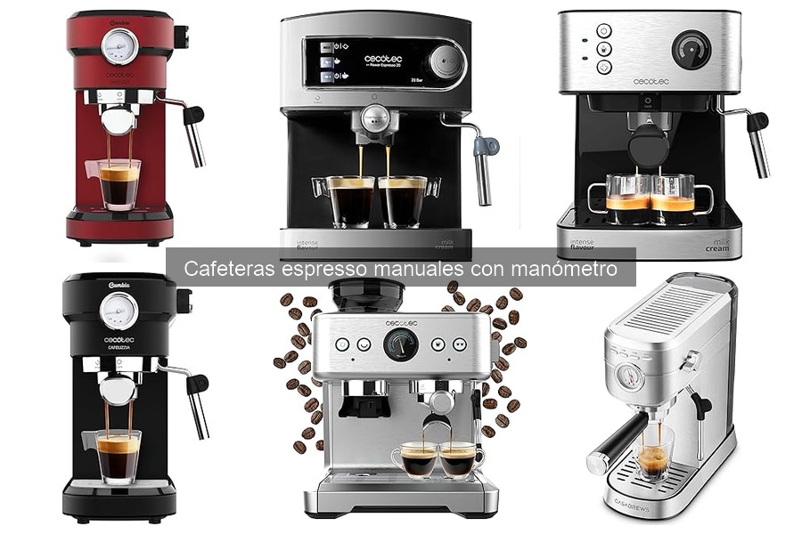 Cómo utilizar una cafetera espresso manual con manómetro