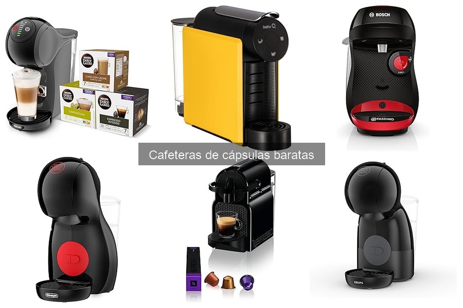 Comparativa: Cafeteras de cápsulas baratas vs. tradicionales