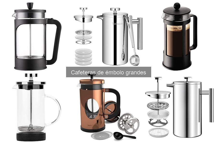 Comparativa: Cafeteras de Émbolo Grandes vs Otros Métodos