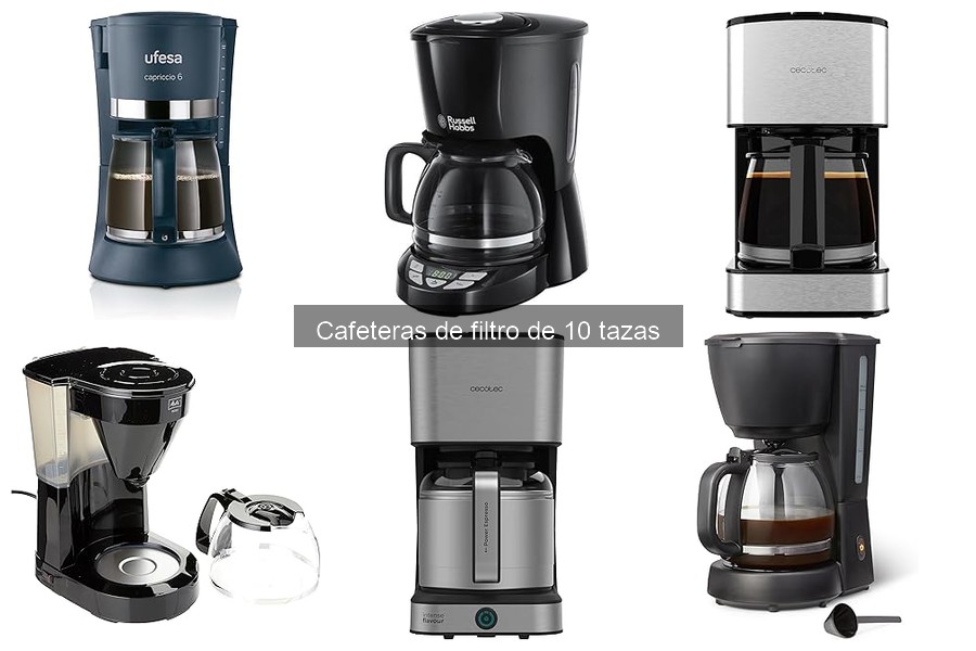 Comparativa: Cafeteras de Filtro de 10 Tazas vs Otras Cafeteras