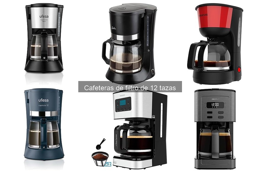 Comparativa: Cafeteras de Filtro de 12 Tazas vs Otras Tipos