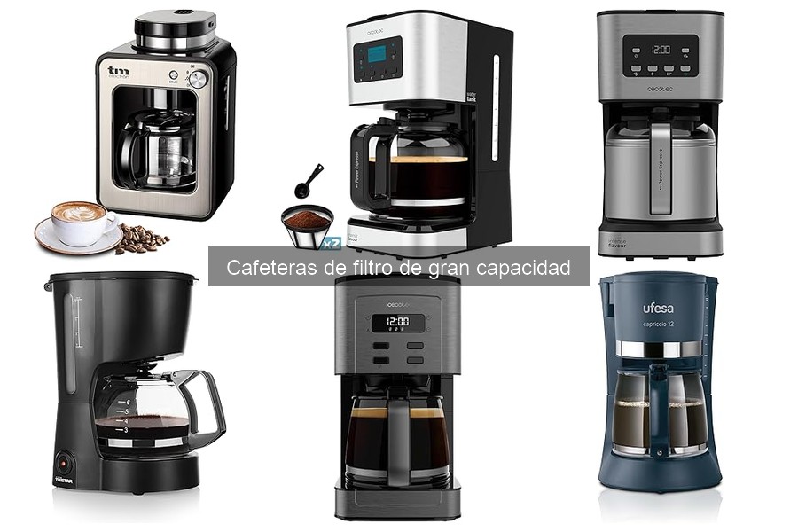 Comparativa: Cafeteras de Filtro de Gran Capacidad vs Otras