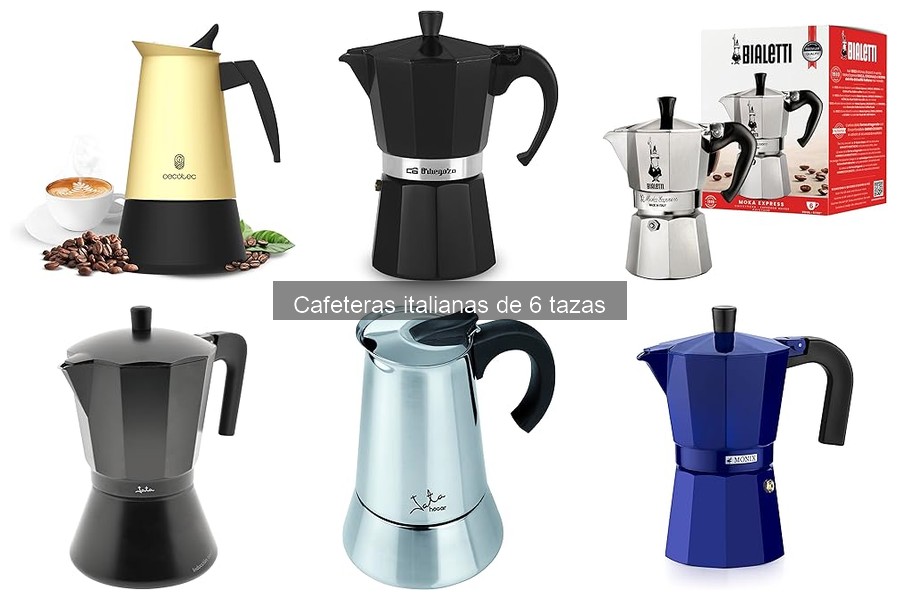 Comparativa: Cafeteras Italianas de 6 Tazas vs 3 Tazas