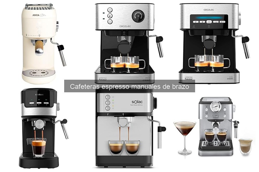 Comparativa de cafeteras espresso manuales y eléctricas