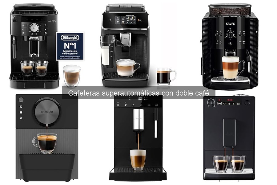 Comparativa de Cafeteras Superautomáticas con Doble Café