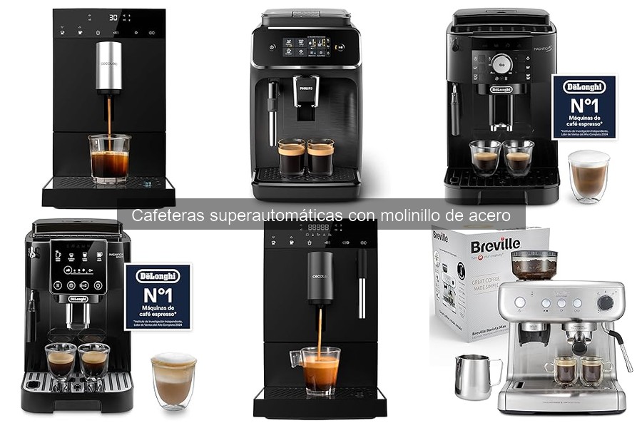 Comparativa de Cafeteras Superautomáticas con Molinillo de Acero