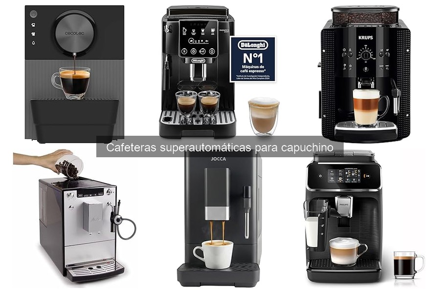 Comparativa de Cafeteras Superautomáticas para Capuchino