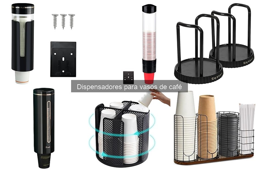 Comparativa de dispensadores de vasos de café para elegir el mejor