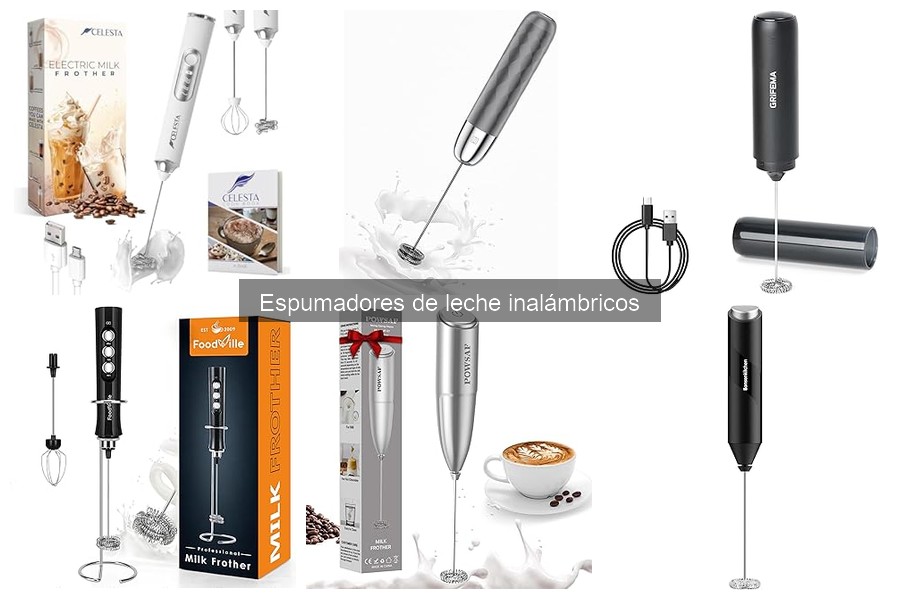 Comparativa de Espumadores de Leche Inalámbricos: Marcas y Modelos
