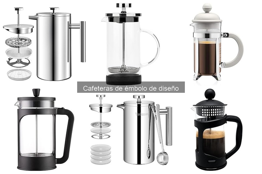 Comparativa de las Mejores Cafeteras de Émbolo de Diseño