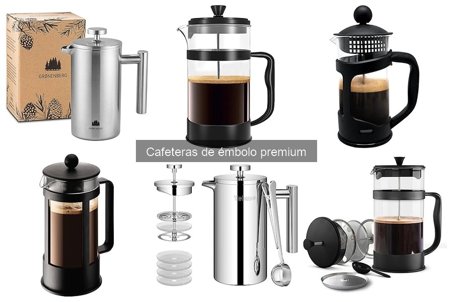 Comparativa de las Mejores Cafeteras de Émbolo Premium