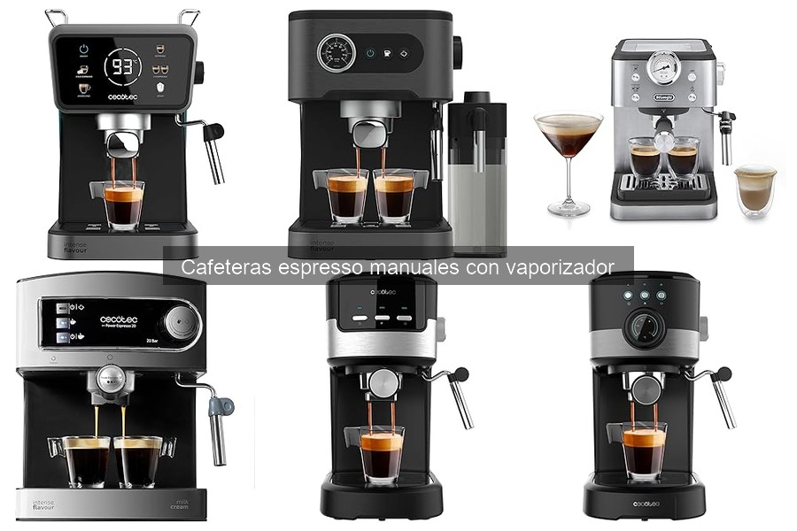 Comparativa de las Mejores Cafeteras Espresso Manuales con Vaporizador