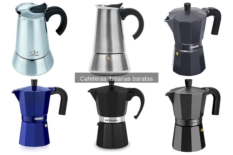Comparativa de marcas de cafeteras italianas baratas