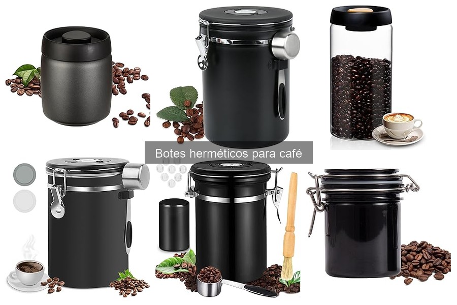Comparativa de materiales en botes herméticos para café