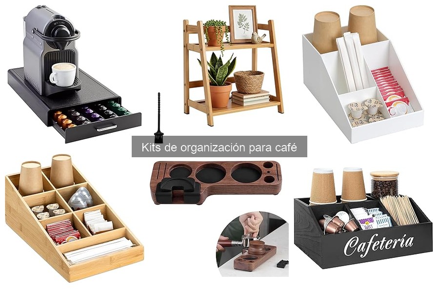 Comparativa de materiales en kits de organización para café