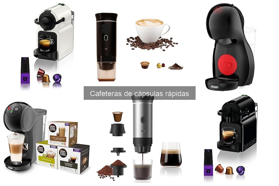 Comparativa de precios de cafeteras de cápsulas rápidas