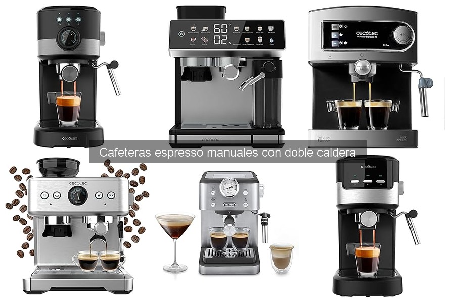 Comparativa de precios de cafeteras espresso dobles