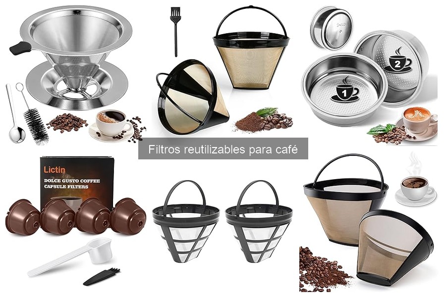 Comparativa de precios y ofertas en filtros reutilizables para café