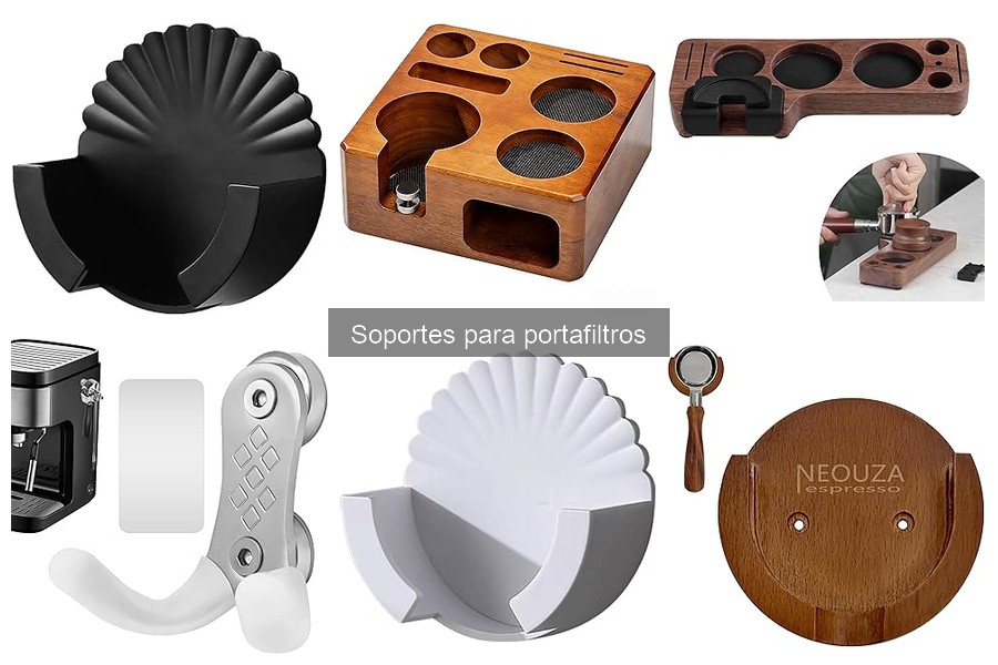 Comparativa de soportes para portafiltros de café