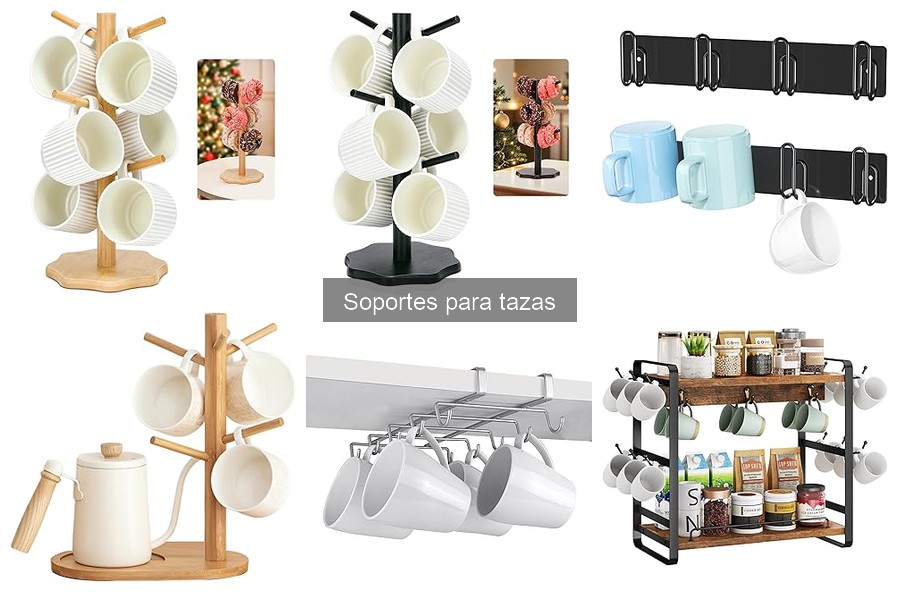 Comparativa de Soportes para Tazas: Metal vs. Madera