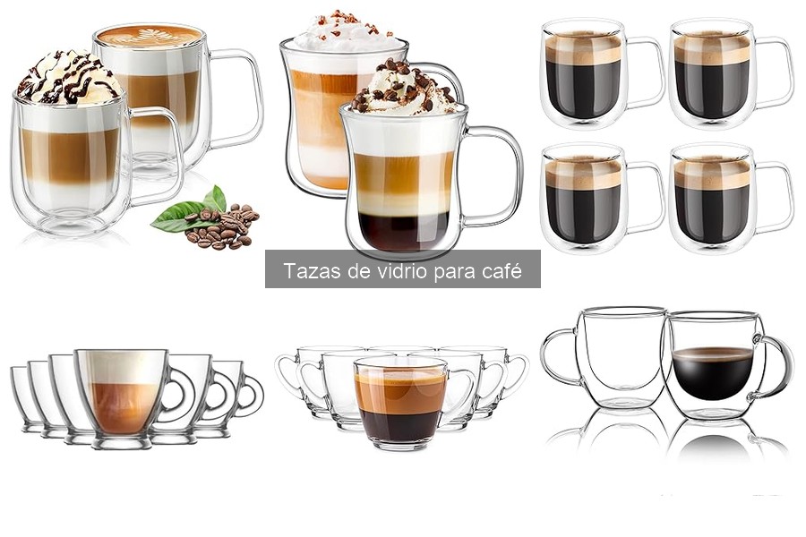 Comparativa de tazas de vidrio y otros materiales para café