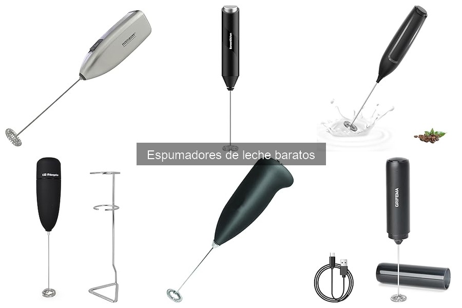 Comparativa: Espumadores de leche de acero inoxidable vs plástico
