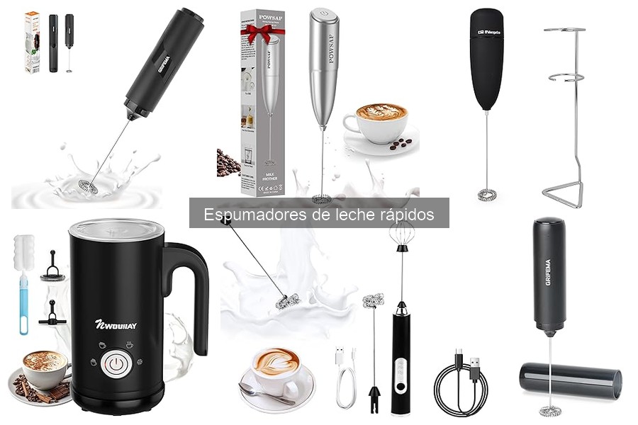 Comparativa: Espumadores de leche rápidos vs manuales