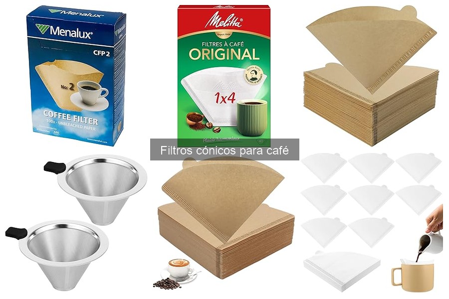 Comparativa: Filtros Cónicos de Papel vs. Metal para Café
