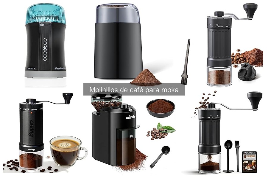 Comparativa: Molinillos de café manuales vs eléctricos para moka