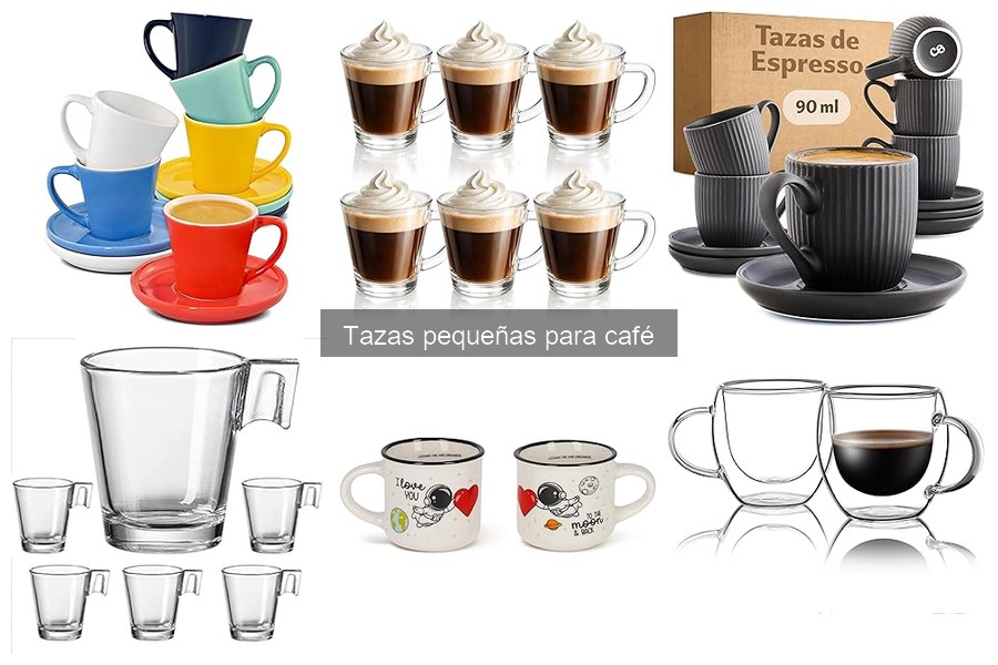 Comparativa: Tazas pequeñas de cerámica vs vidrio para café