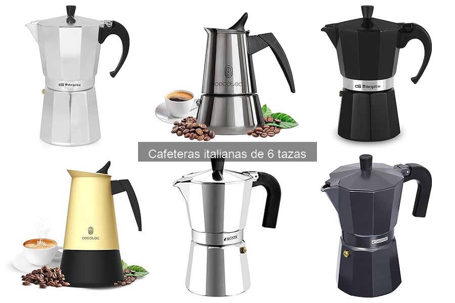 Comprar Cafetera Italiana de 6 Tazas: Mejores Opciones y Precios