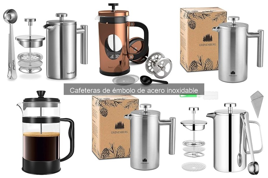 Consejos para elegir cafetera de émbolo de acero inoxidable