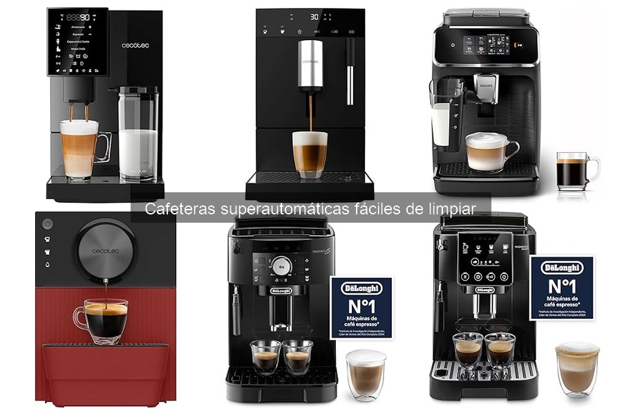 Coste de mantenimiento de cafeteras superautomáticas fáciles de limpiar
