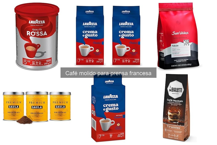 ¿Cuánto café molido usar en una prensa francesa de 1 litro?