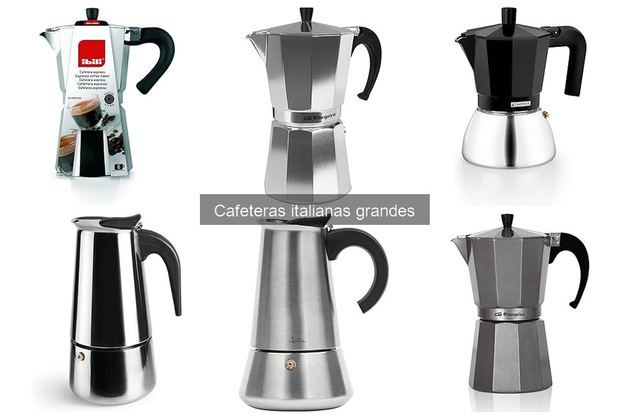 ¿Cuánto café puedes preparar con una cafetera italiana grande?