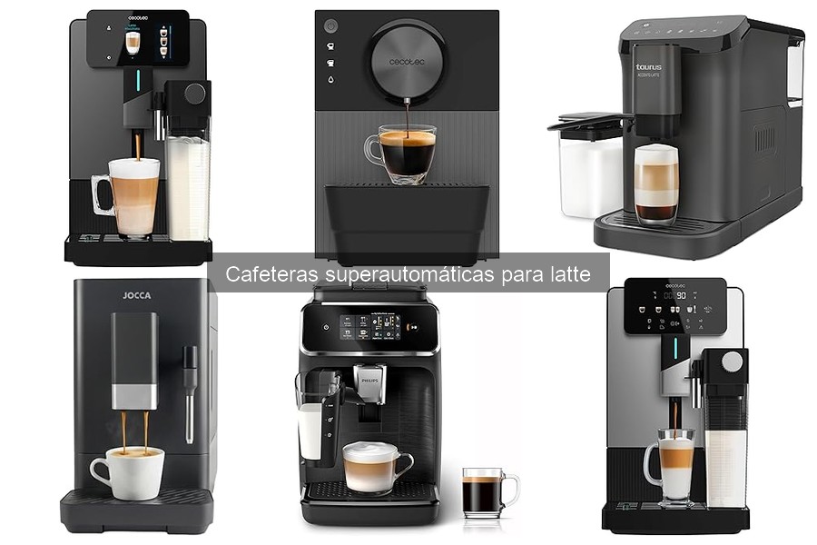 ¿Cuánto cuesta una cafetera superautomática para latte?