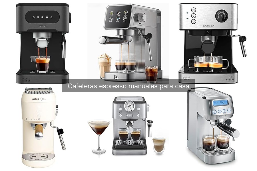 ¿Cuánto cuestan las cafeteras espresso manuales?