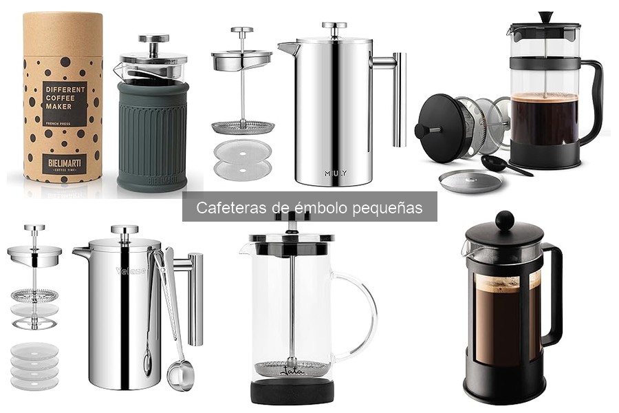 Deliciosas recetas de café con cafeteras de émbolo pequeñas