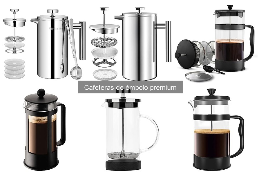 Diferencias entre cafeteras de émbolo premium y tradicionales