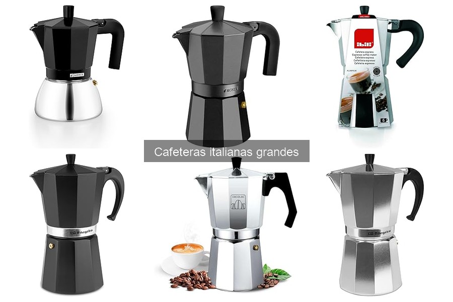 Diferencias entre Cafeteras Italianas Grandes y Pequeñas