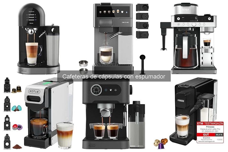 Dónde comprar cafeteras de cápsulas con espumador en 2023