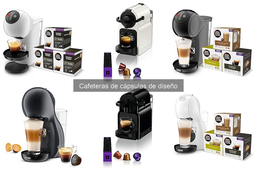 Dónde comprar cafeteras de cápsulas de diseño: mejores opciones