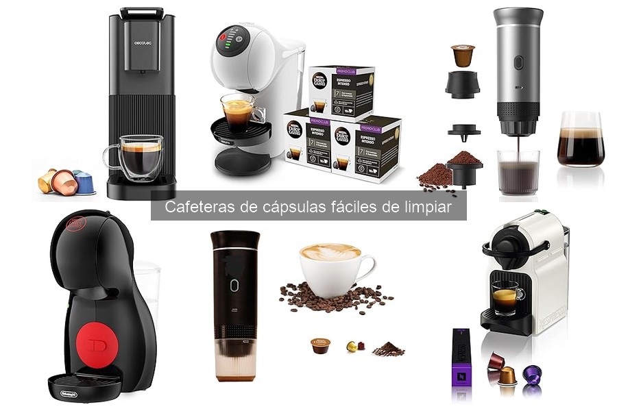 Dónde comprar cafeteras de cápsulas fáciles de limpiar
