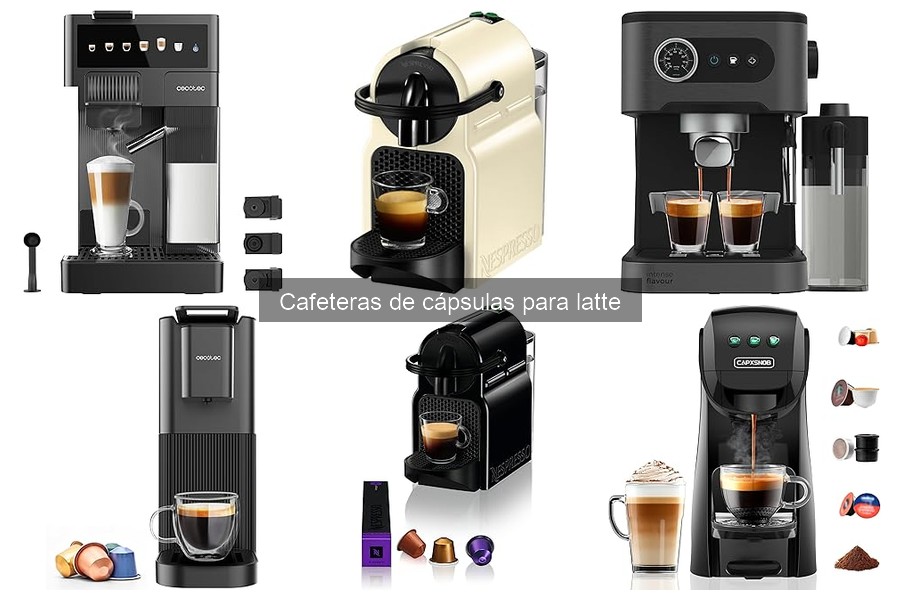 Dónde comprar cafeteras de cápsulas para latte a buen precio