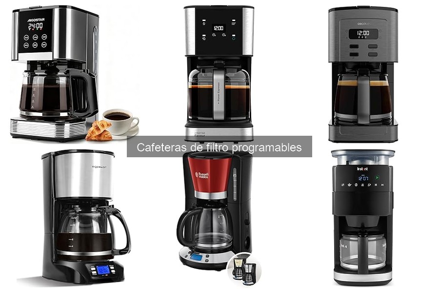 Dónde comprar cafeteras de filtro programables baratas