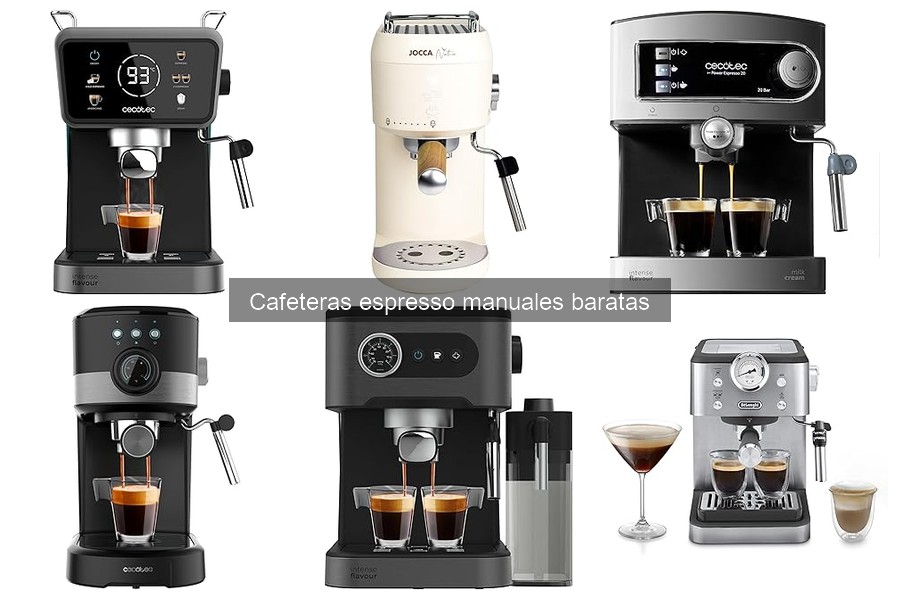 Dónde comprar cafeteras espresso manuales baratas online