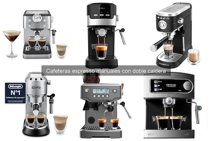 Dónde comprar cafeteras espresso manuales con doble caldera