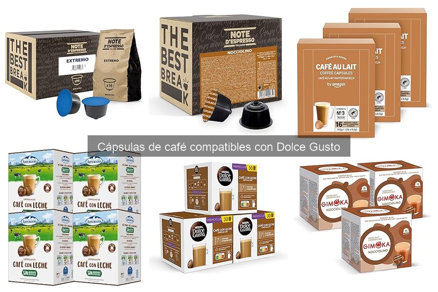 Dónde comprar cápsulas de café compatibles con Dolce Gusto